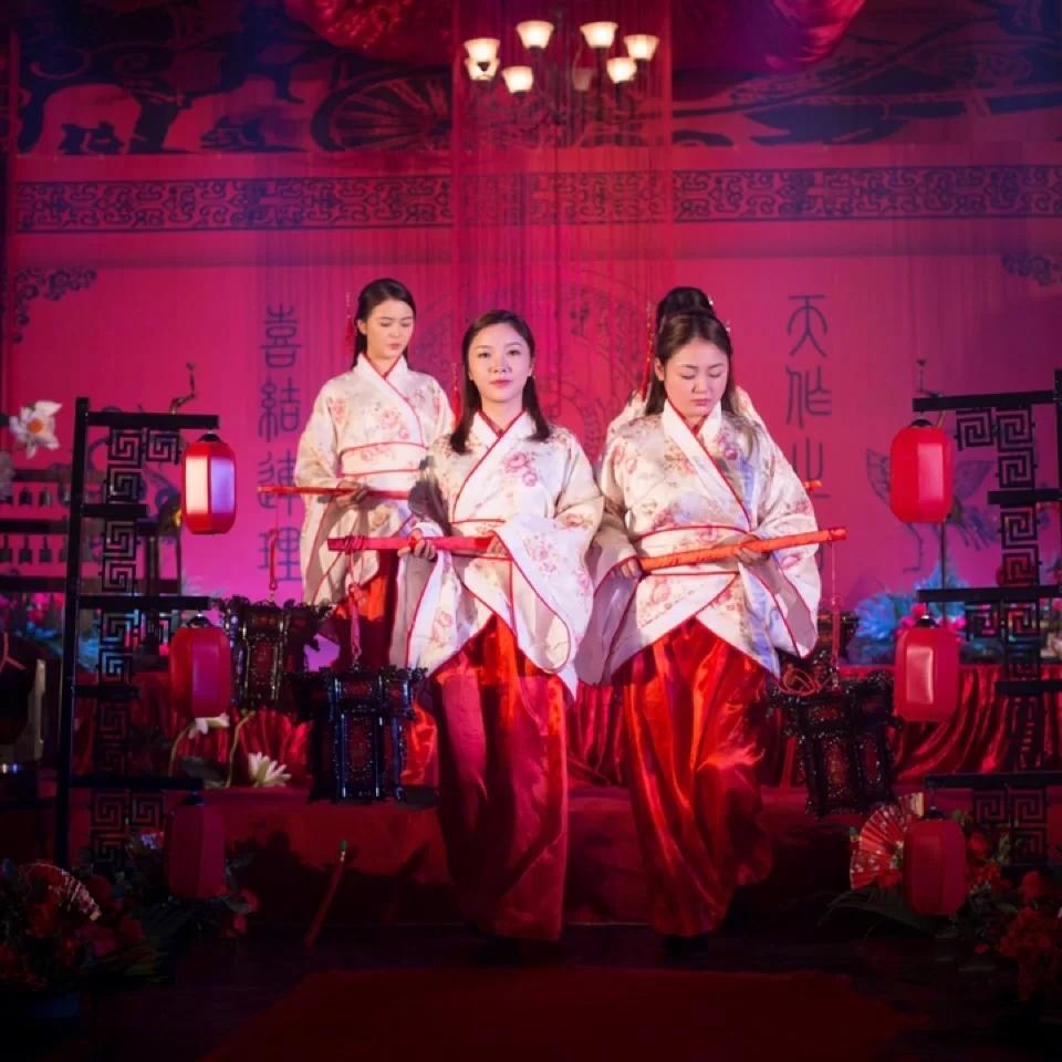 汉式婚礼最豪华的中式婚礼,和闺蜜结婚的中式婚礼