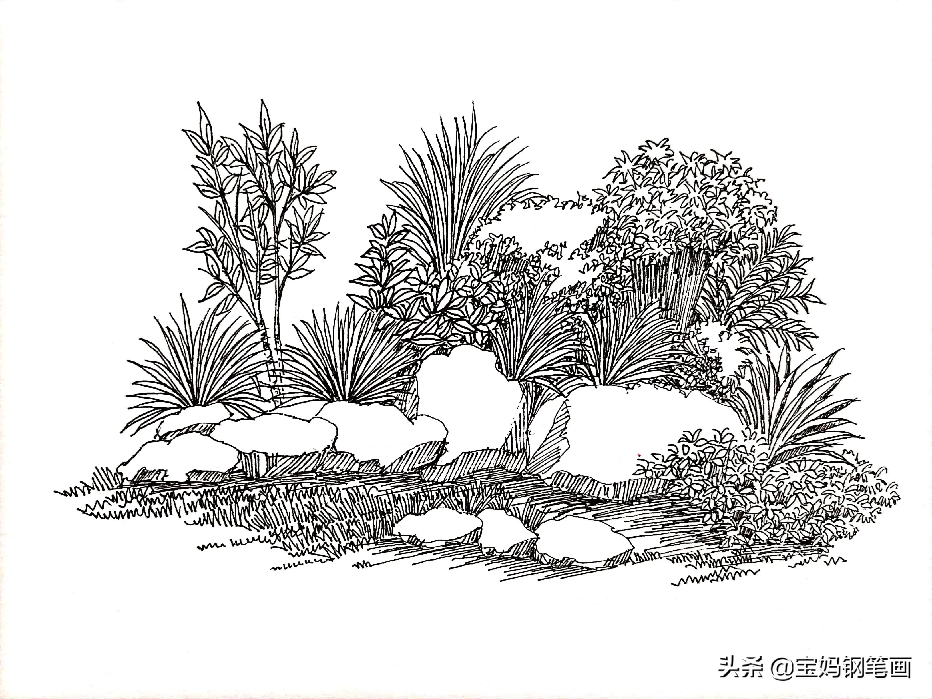 怎样在石头上画出简单好看的画,如何画出石头的质感