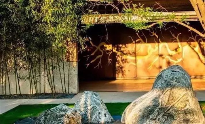 庭院置石风水图,庭院置石风水布局