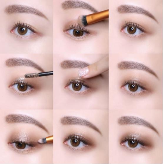 化妆教程自然妆多种风格,妆感自然清透裸妆