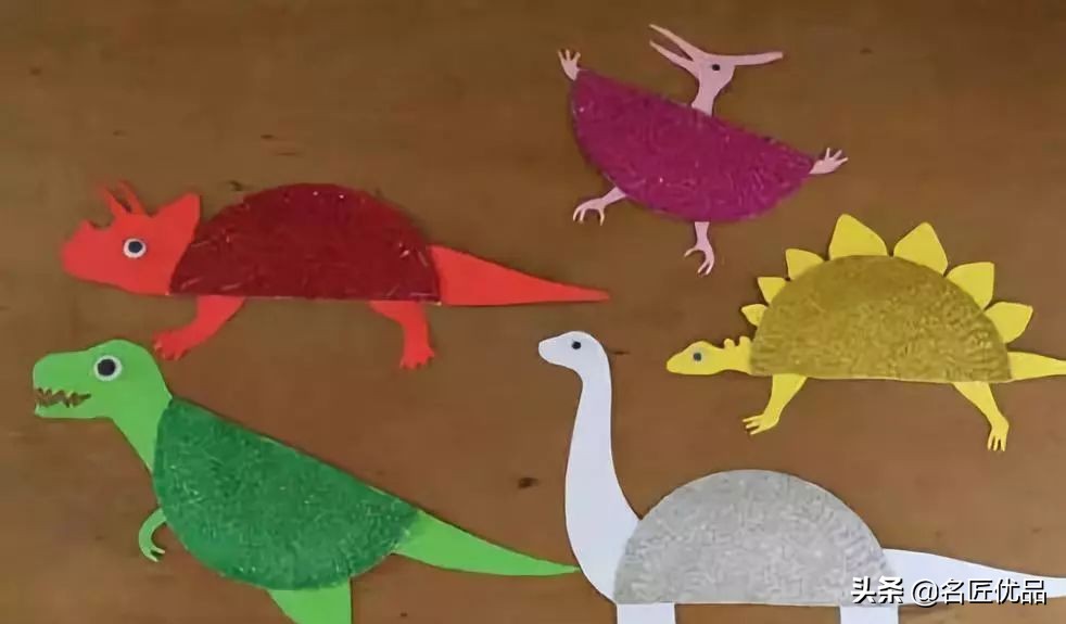 恐龙贺卡手工制作,纸盒手工制作大全创意幼儿园恐龙