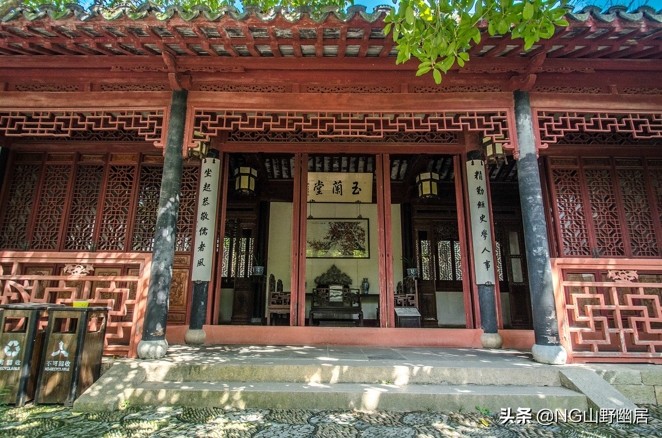 苏州珍珠塔全景图,苏州同里珍珠塔园林