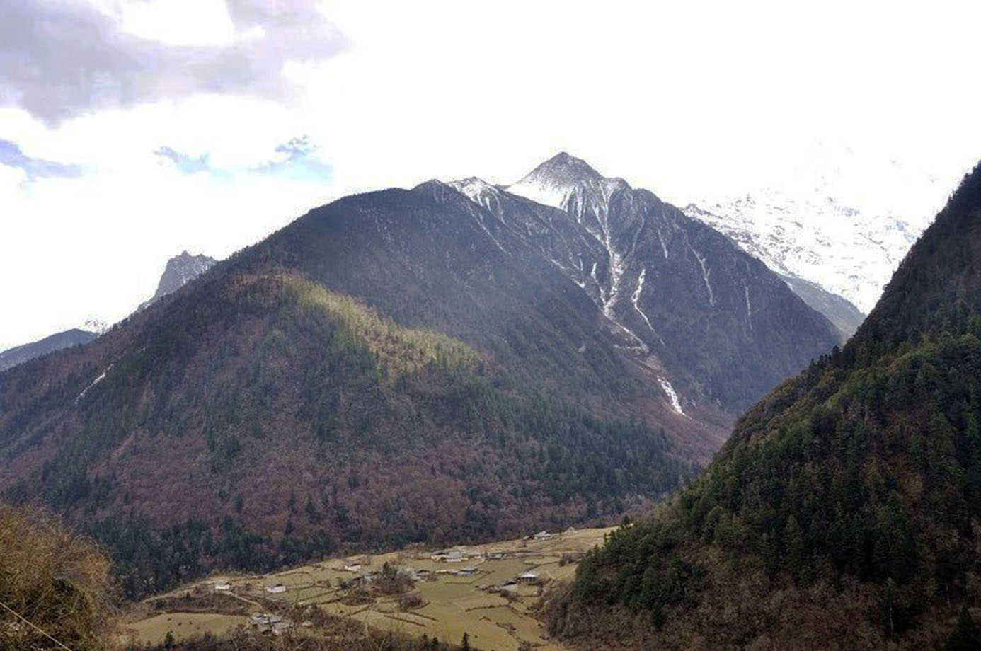 雪山脚下的雨崩村徒步,雨崩村徒步之旅