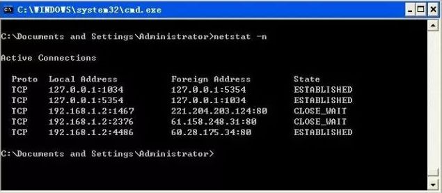 五种常用通信网络,常用网络命令知识点