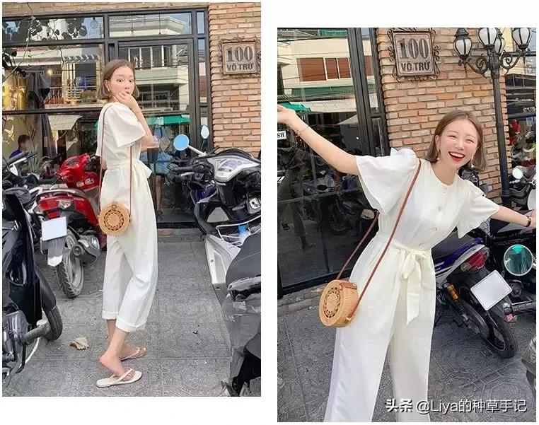 2019小白裤这样穿时髦优雅又简单,2019流行的小黑裤