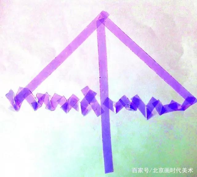 用胶带和一张白纸就能做贴画,探索发现改装贴纸