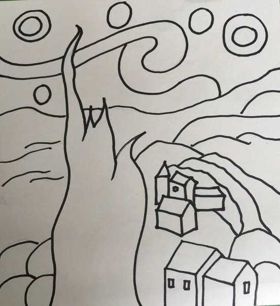 用油画棒画星空有层次感,怎么用油画棒星空画