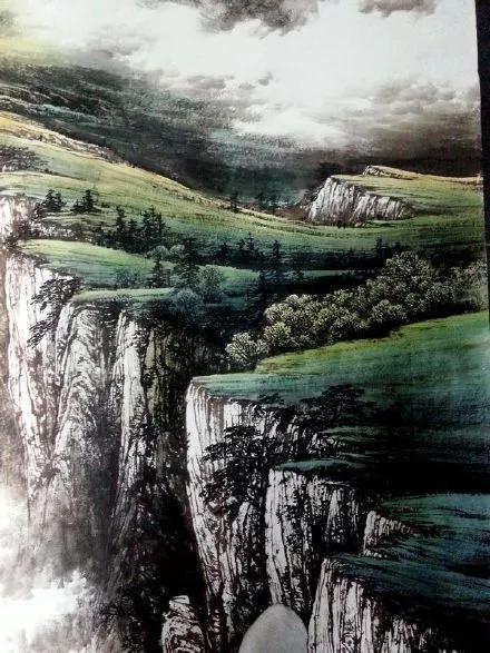 曾刚国画山水技法4,曾刚雪景国画山水画图片