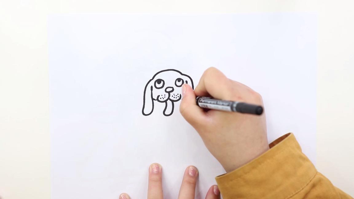 可爱小动物简笔画儿童画,可爱小动物简笔画呆萌儿童画