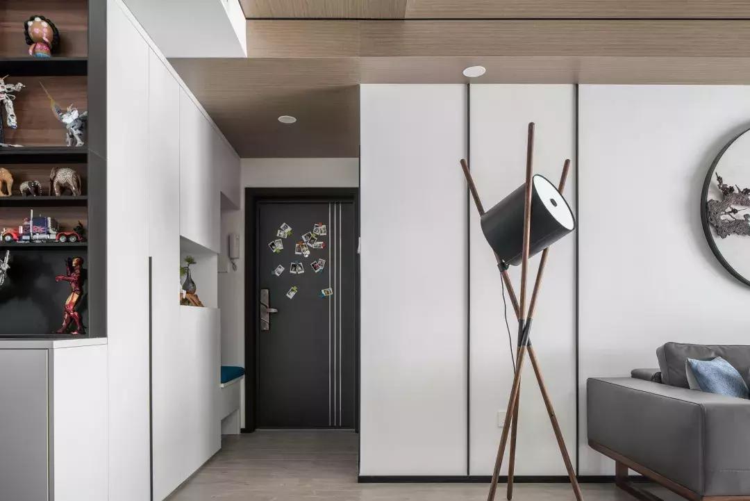 高级灰轻奢新中式装修风格,2021140平米轻奢新中式装修风格