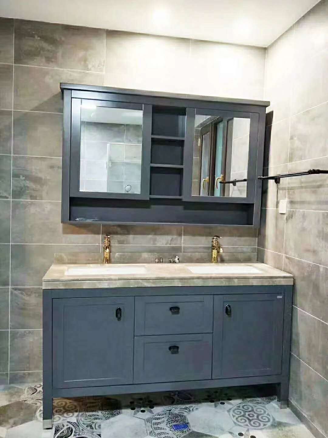 浴室柜台下盆尺寸怎么挑选,怎么挑选定制浴室柜行情价格