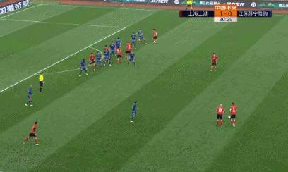 上港越位进球,上港越位