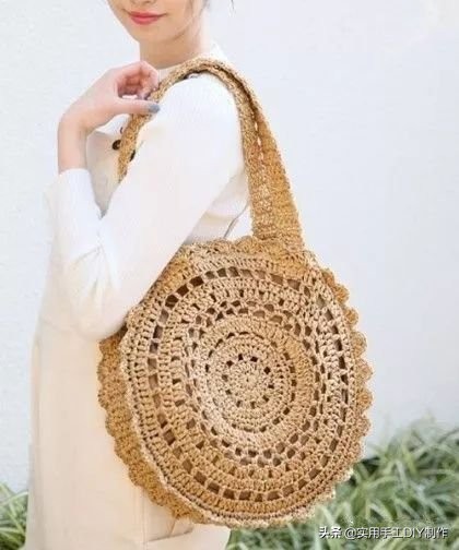 各种圆包包的钩织教程,多种漂亮包包的钩织图解