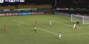 武磊梅开2度帮助国足击败菲律宾,武磊3-0菲律宾