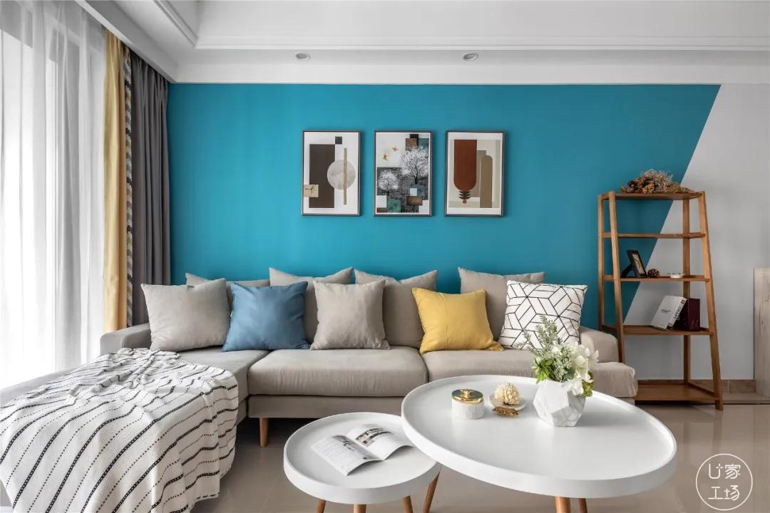 墙面拼色怎么刷,一面墙拼色怎么刷好看