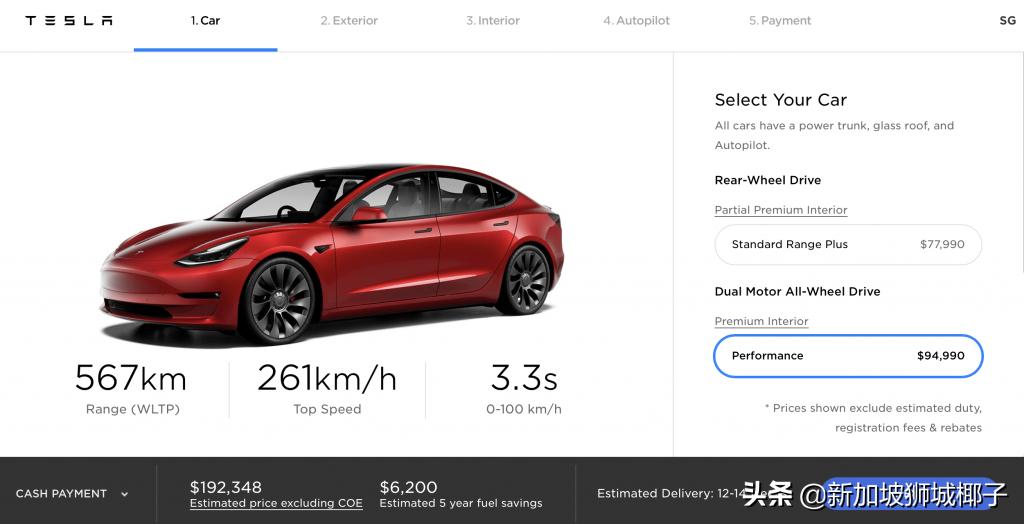 全世界最贵的特斯拉,花了100万!深扒为什么新加坡买车这么贵