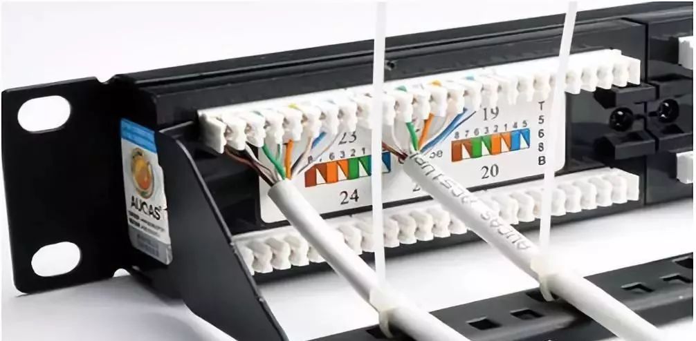 6类网线配线架做法,七类网线怎么打配线架模块