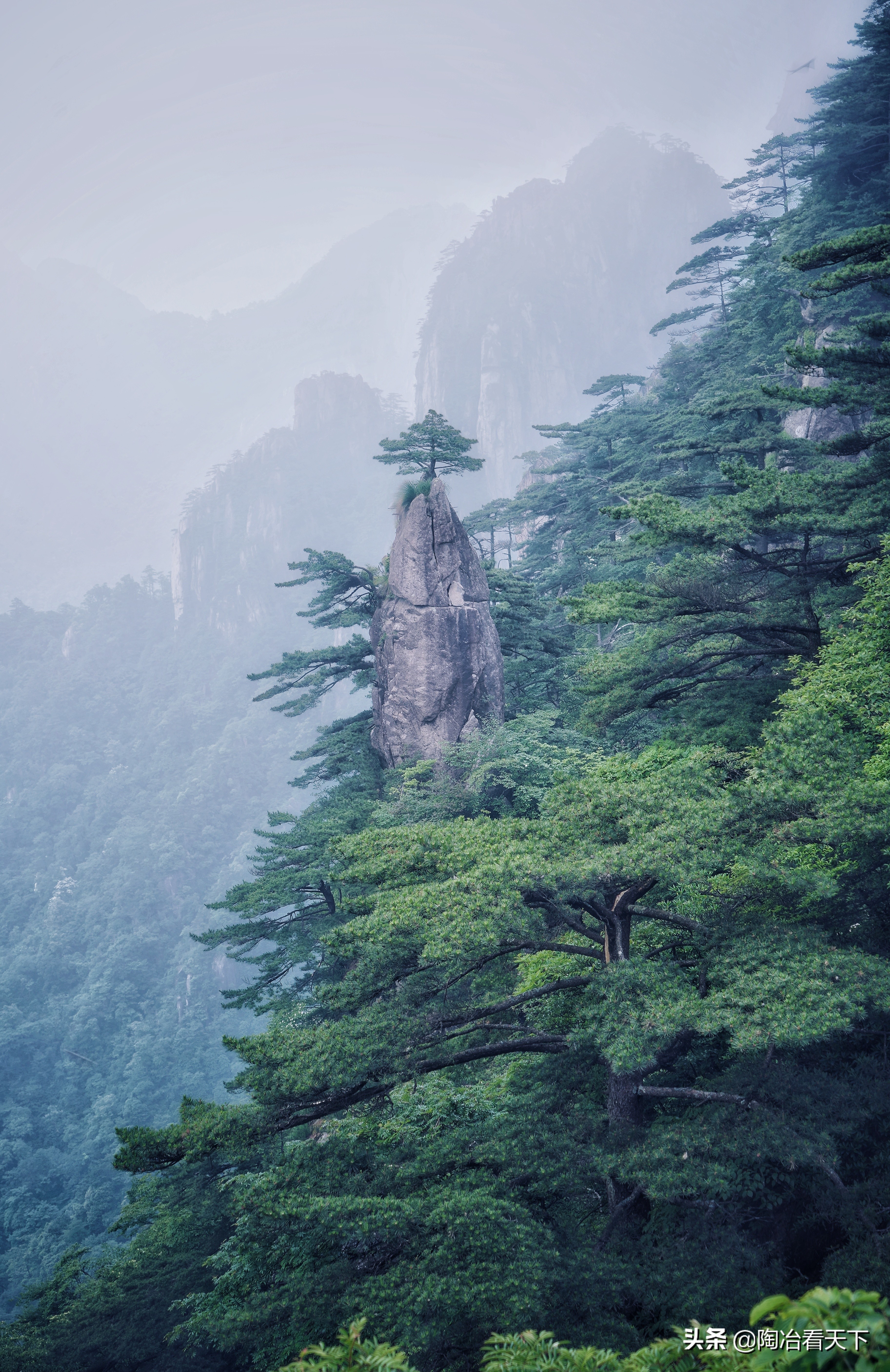 被誉为天下第一山,安徽天下第一山景区