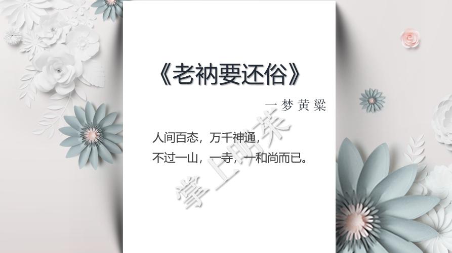 男频女频通吃的搞笑文《老衲要还俗》《我就是妖怪》《大王饶命》