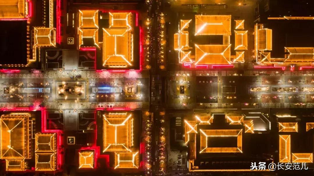 大唐不夜城还原照片,大唐不夜城换装拍摄