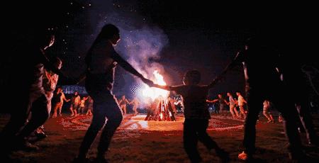 音乐烟花盛典,音乐焰火燃放晚会