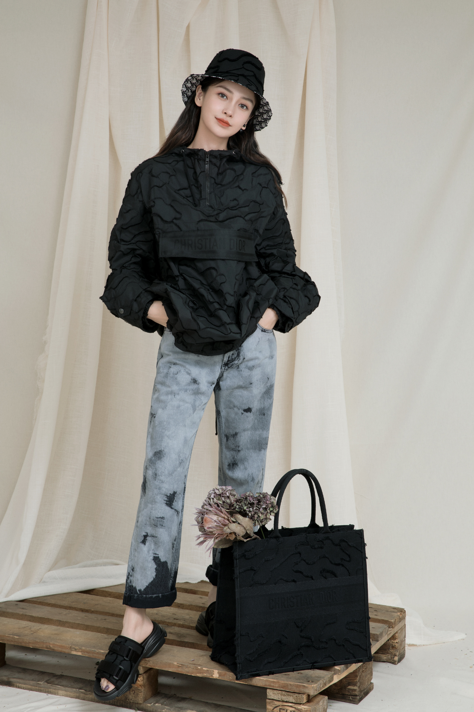 baby穿复古旗袍,angelababy穿旗袍