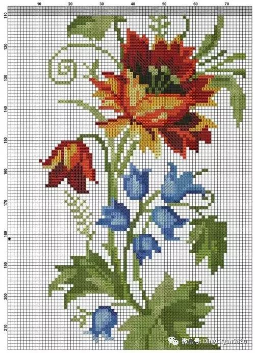 十字绣绣花图纸,十字绣刺绣花图