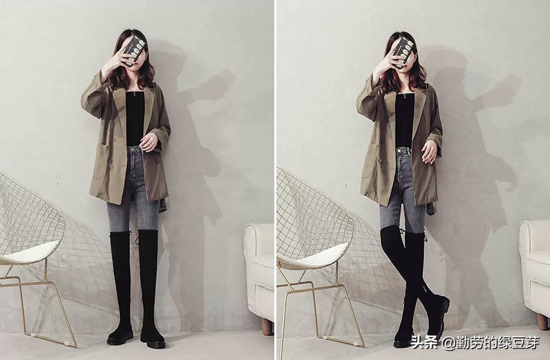 适合小个子穿的切尔西靴,大棉切尔西靴马丁靴怎么搭配