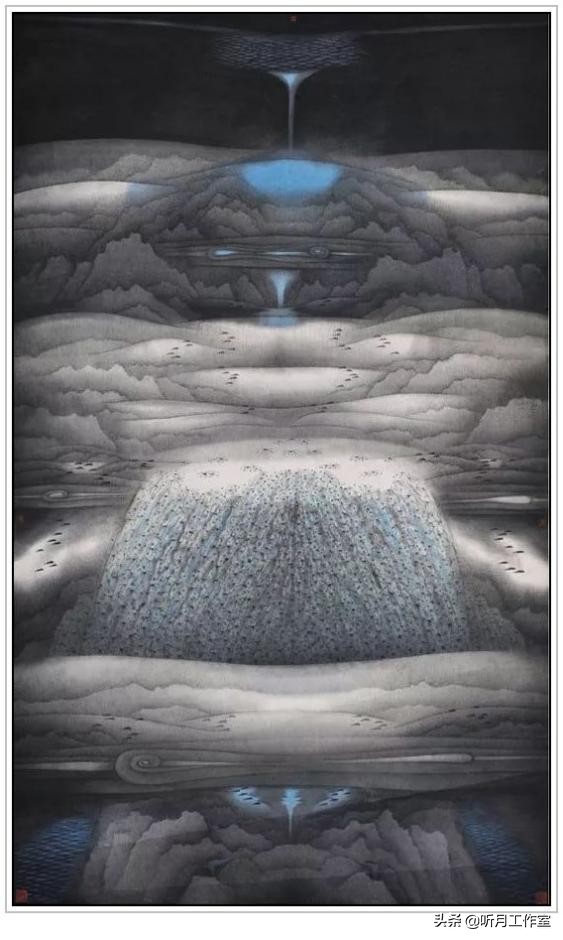 卢禹舜中国画欣赏,卢禹舜先生山水画创作