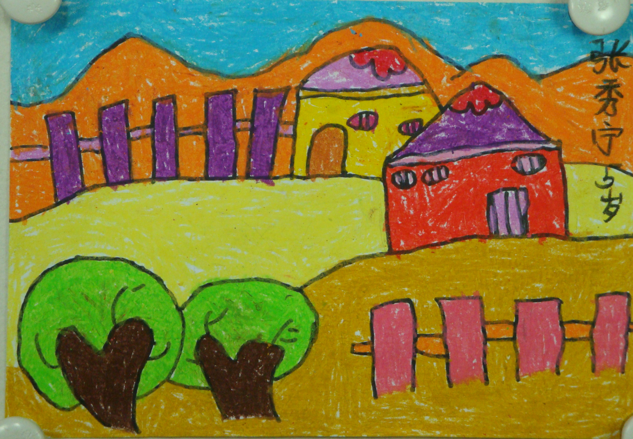 儿童美术画,儿童速成画