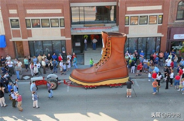 红翼877穿久了的样子,红翼工装靴875和877