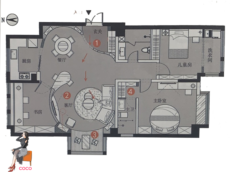 开门一眼看穿客餐厅风水,开门看到客厅大忌