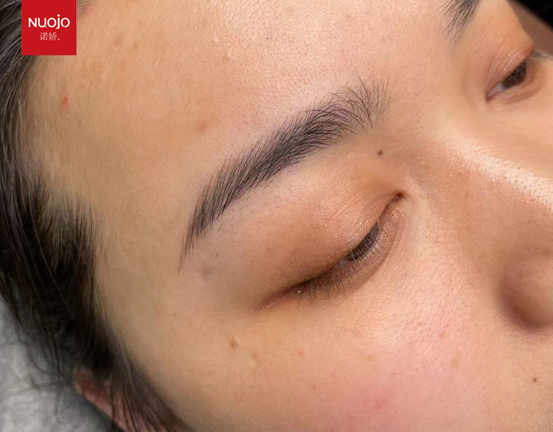 纹眉眉形不一样怎么调整,纹眉皮肤黑用什么色料纹眉