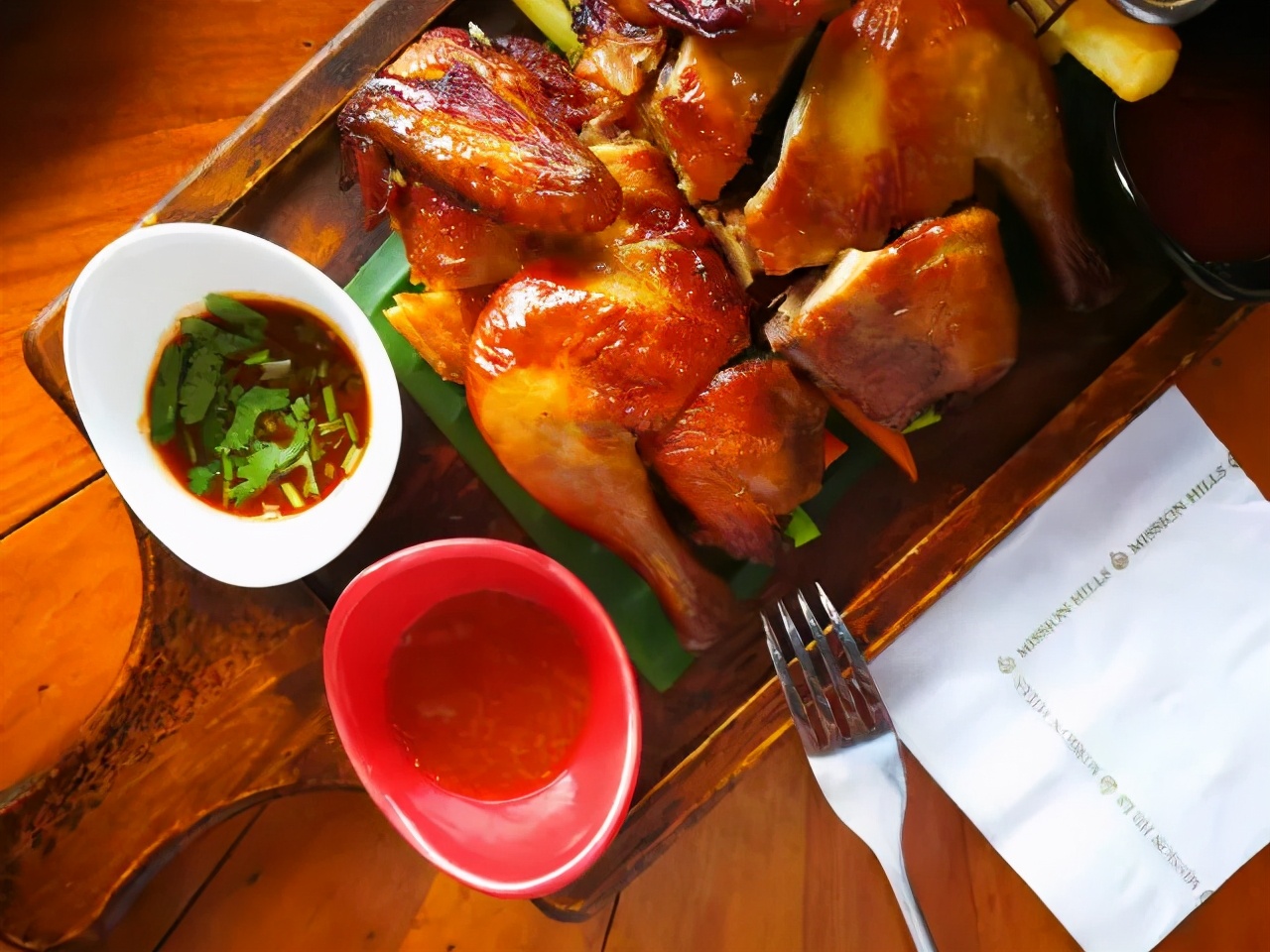 空气炸锅烤鸡番茄,番茄烤鸡教程