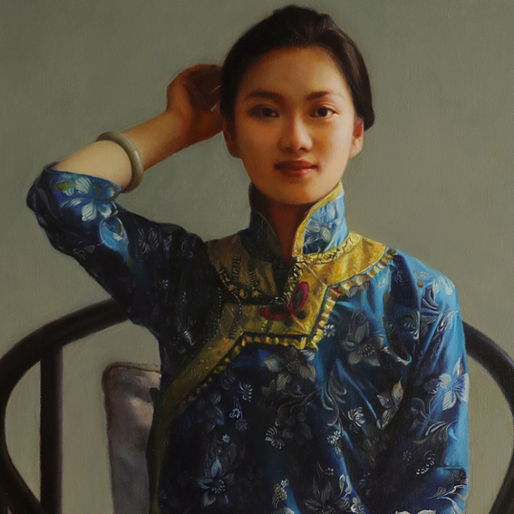 王东升画家,赵开坤人物油画作品欣赏