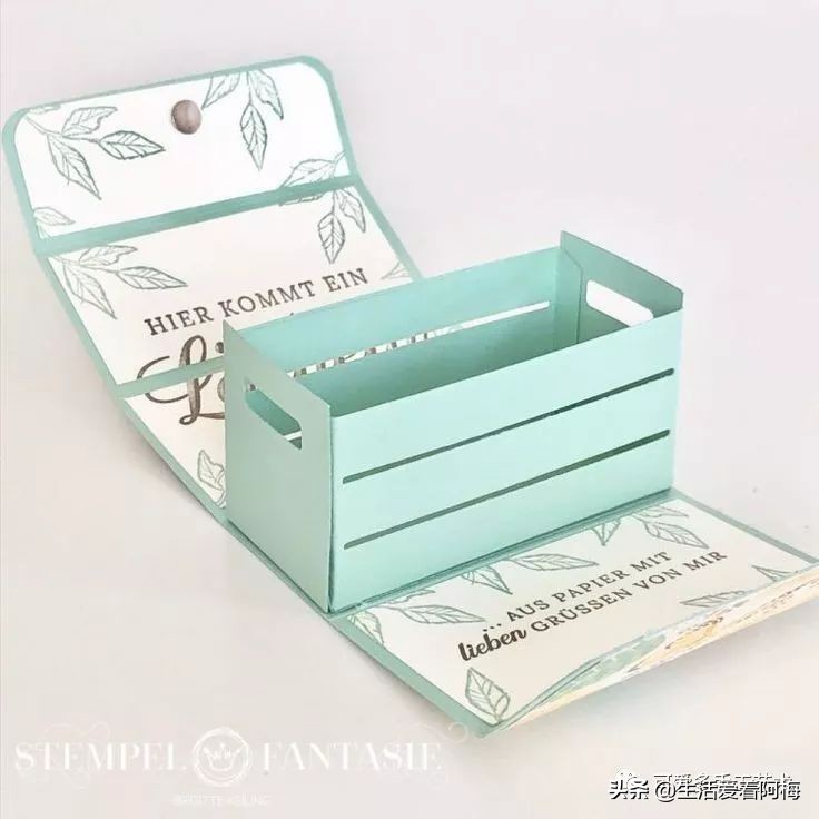 精美diy手工盒如何折,纸艺DIY摆件