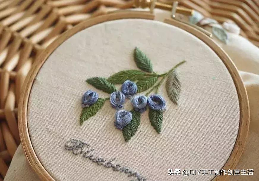 白线的刺绣,白线刺绣针法