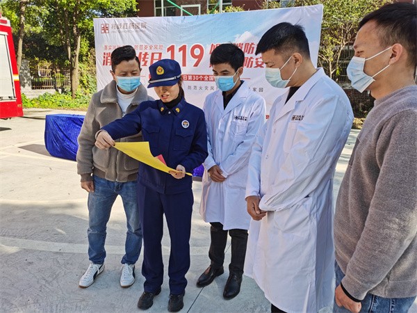 阜阳兆岐肛肠医院开展消防演练活动，筑牢医院安全防线