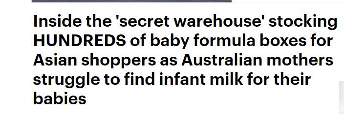 中国代购澳洲奶粉,中国代购扫光奶粉事件