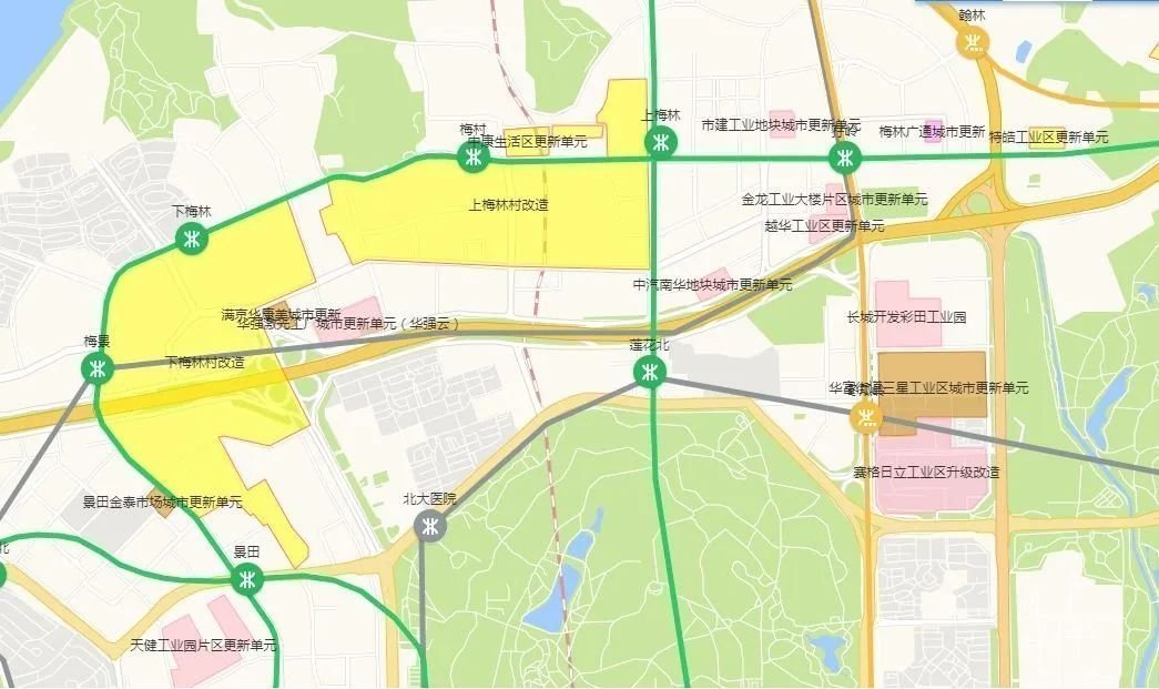 深圳福田上梅林旧改,深圳上梅林京基旧改