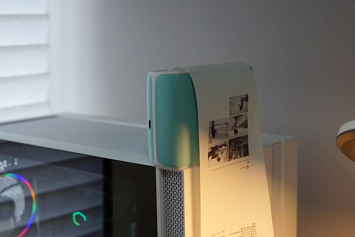 印先森打印机m02s使用方法,印先森m04s宽幅打印机如何装纸