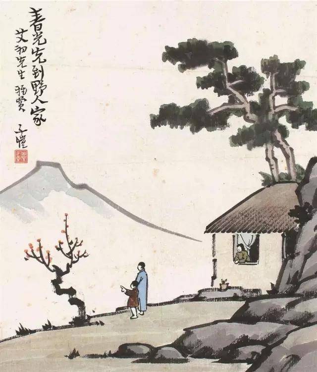 丰子恺画唐诗宋词,丰子恺的画醉了整个春天