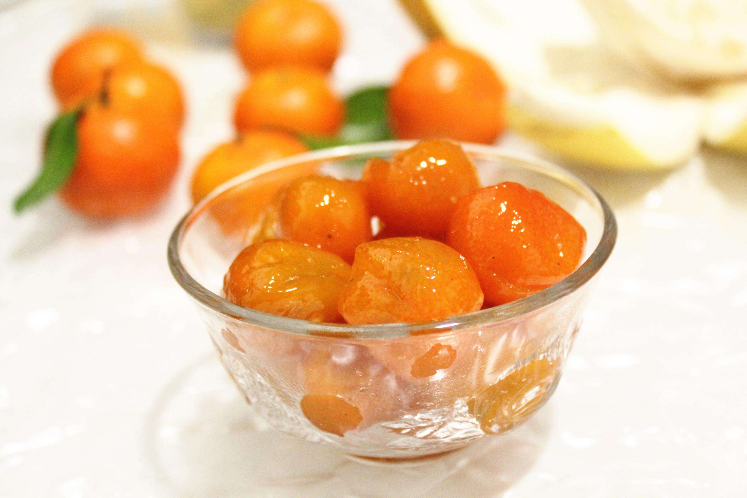 冰糖柠檬金桔膏润肺止咳消食开胃,金桔冰糖止咳法一岁小孩可以喝吗