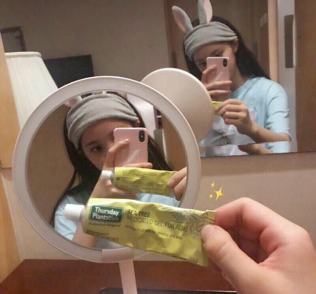 欧阳娜娜快速祛痘,欧阳娜娜力荐茶树祛痘