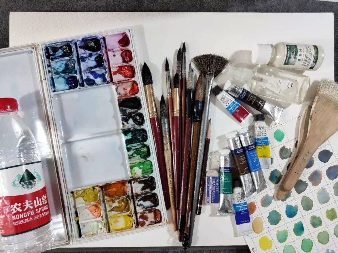 水彩画需要哪些工具零基础,水彩画的基本工具