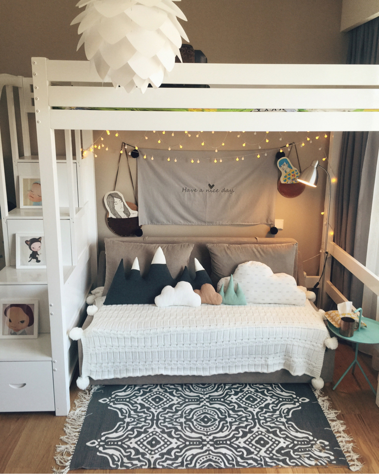 只塞得下床的小卧室，照样改成收纳大胃王