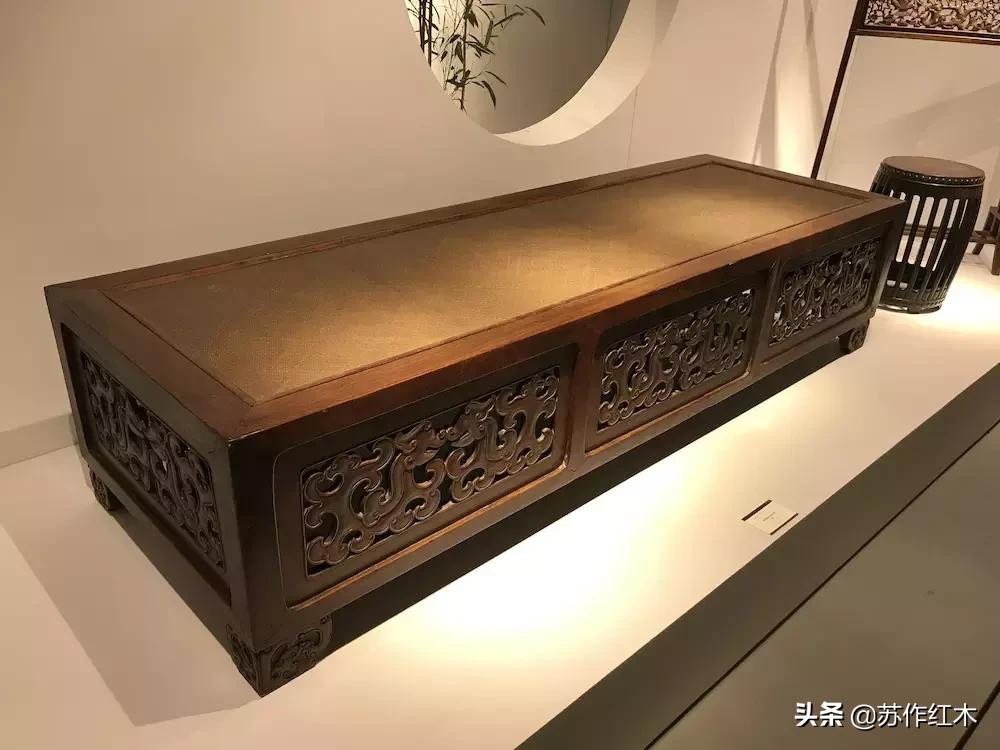 明清黄花梨木雕螭龙纹演变风格,明清老家具文房器物黄花梨