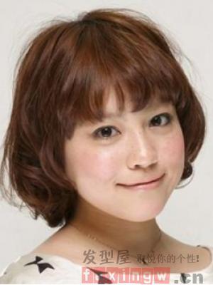 40-50大圆脸发量少最适合发型,50岁中年妇女大圆脸适合什么发型
