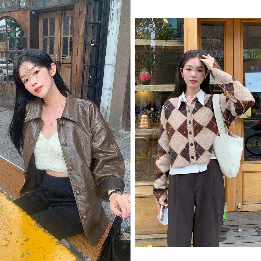 又暖和又酷的穿搭女,又一轮降温了保暖套装