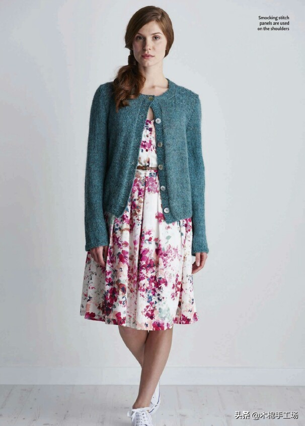 好看的开衫设计感,浅蓝色小开衫洋气上档次